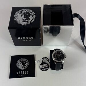 NIB Versus Versace Elmont Swarovski Watch VSPEB0218